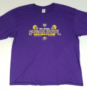 2007 Allstate Sugar Bowl LSU Tigers New Orleans LA NCAA Football Shirt Mens 2X - Picture 1 of 4