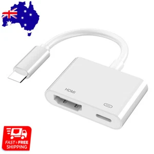 8 pin to HDMI Digital TV AV Adapter Cable For Apple iPad iPhone 7 8 X 11 ⁿ - Picture 1 of 11