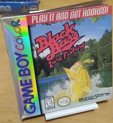 Black Bass Lure Fishing (Nintendo Game Boy Color, 1999) GBC Complete - Image 1 of 4