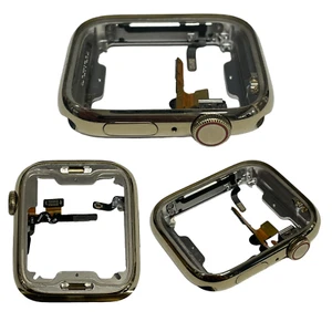 Apple Watch Series 7 45 mm (LTE) carcasa principal acero inoxidable (oro) piezas - Imagen 1 de 1