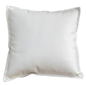Solid Faux Leather Cushion Cover Home Sofa Office Car Throw Pillow Case 18'' - Picture 1 of 11