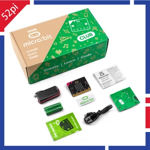 Micro:bit V2 Club Kit with Battery Holders, Micro USB Cable,20 AAA Batteries - Picture 1 of 7