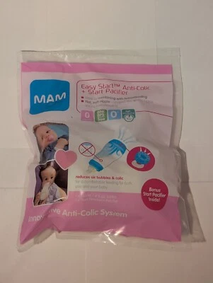 NUEVO MAM Easy Start biberón anticólicos y chupete de arranque para recién nacidos 4,5 OZ Foto 1 de 2