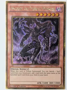 Angmarl der Unterweltlermonarch PGL3-EN001 Gold Secret Rare EN NM YUGIOH - Bild 1 von 1