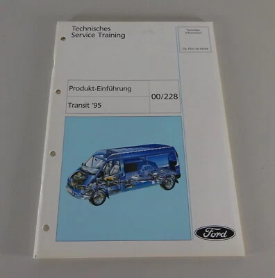 Manual de Taller Técnica Info Ford Transit ´95 Producto - Entrada St. 1994 - Imagen 1 de 4