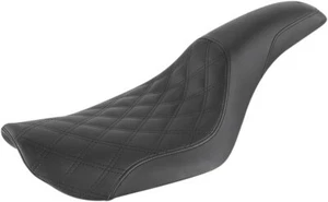 Harley FXD 1996-2003 Saddlemen Profiler Lattice Stitch asiento negro (896-04-149) - Imagen 1 de 2