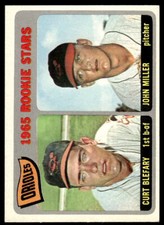 1965 TOPPS CURT BLEFARY 49 NRMT JOHN MILLER RC BASEBALL BALTIMORE ORIOLES