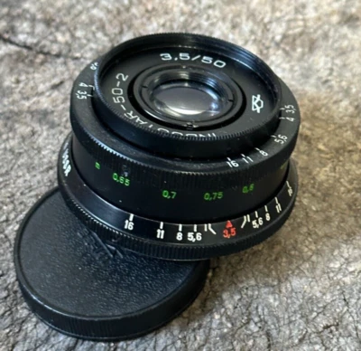 RUSSIA lens INDUSTAR 50-2 USSR M42 ZENIT Excellent Condition 3.5/50 mm - Image 1 of 4
