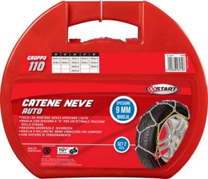Set due pezzi catene da neve spessore 9mm gruppo 110 START - Imagen 1 de 10
