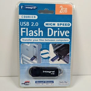 Clé USB 2.0 haute vitesse Integral Courier 2 Go - Photo 1/3