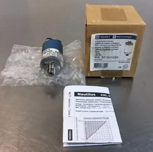 TELEMECANIQUE XML E010U1C23 ANALOG PRESSURE SENSOR 145 PSI 6D - Picture 1 of 5