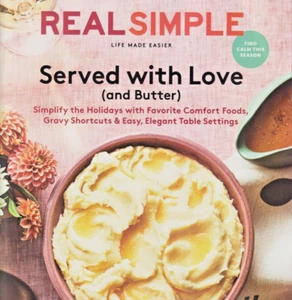 NEW Real Simple BOOKSTORE EDITIONS Served with Love and Butter SHIPS FREE - Picture 1 of 2
