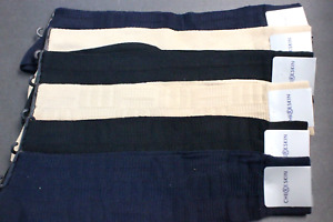 6 paires de chaussettes 10-13 genoux hauts pour hommes sur le mollet chaussettes en coton noir marine 6-12