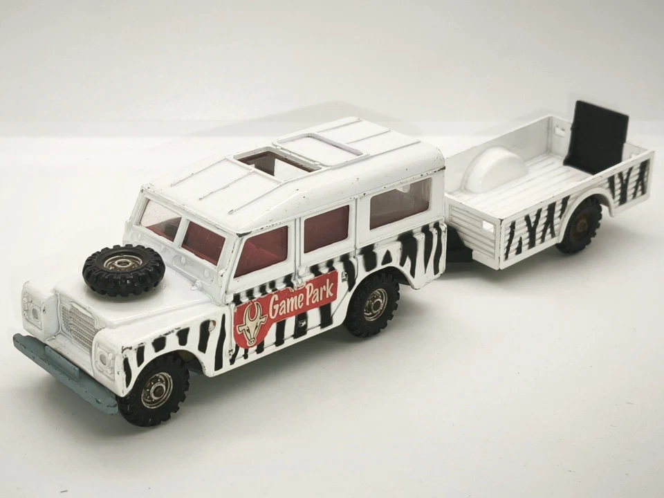 SAFARI LAND ROVER + ANIMAL TRAILER  1/36 CORGI GS31 GIFT SET GT BRITAIN VON 1976 - Bild 1 von 4