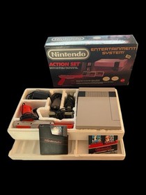 Nintendo NES Action Set Home Console - Orange GC Tested CIB