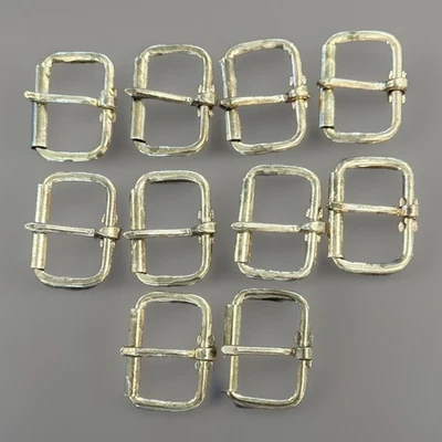 "Lote de 10 hebillas de latón rodillo estampado águila 2"" cinturones bolsas carteras cuero artesanías" Foto 1 de 4