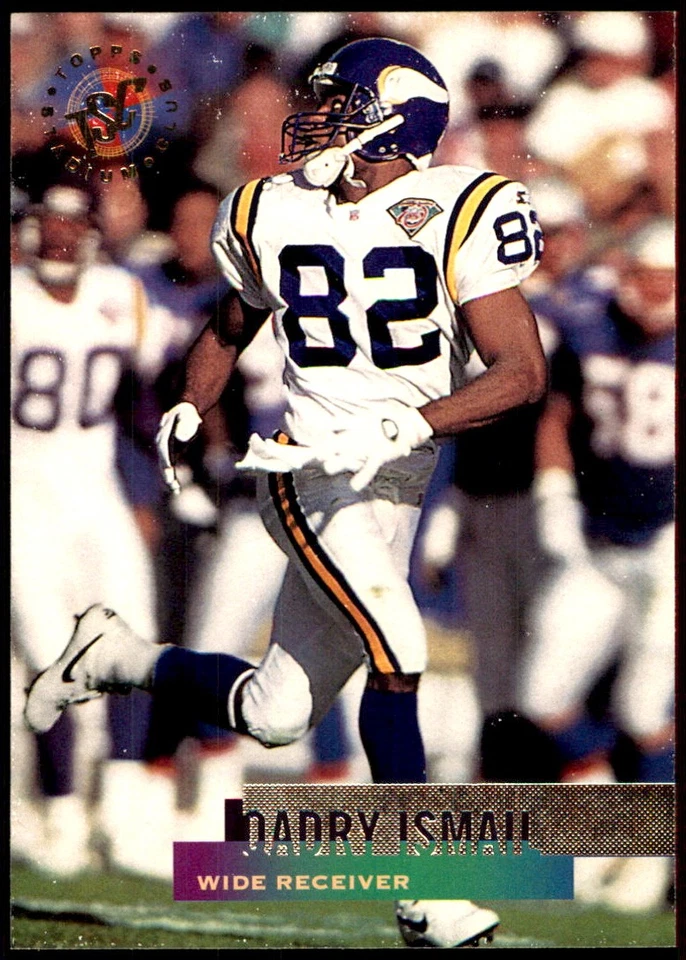 Qadry Ismail 1995 Stadium Club #373 Vikings NFL READ FREE SHIPPING AutographDen - Image 1 of 2