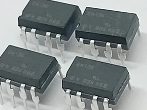 4x OPTO COUPLEUR 6N136.TRANSISTOR. - Picture 1 of 4