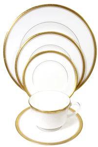 EMPIRE by Royal Worcester 5 Piece Place Setting LOW CUP NEW NEVER USED England - Picture 1 of 19