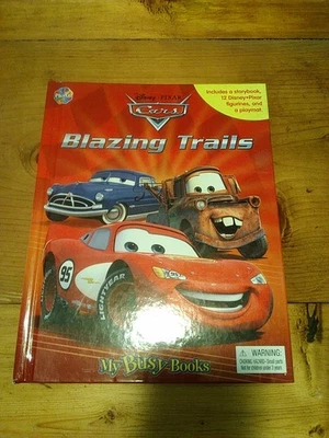 Disney Cars Blazing Trails My Busy Books DISNEY PIXAR  Cars & Playmat INCOMPLETE - Image 1 of 4