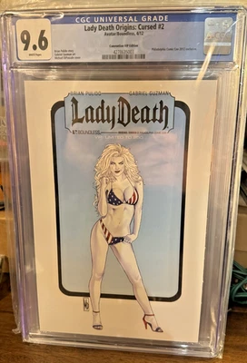 Lady Death Origins: Cursed #2 DiPascale VIP Ed. Philly Con 2012 CGC 9.6 LTD 250 - image 1 of 2