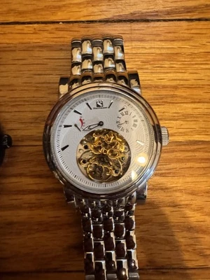 Stuhrling Original Hombre Esqueleto Modelo No. 90089 & SteinHausen Skelton Foto 1 de 4