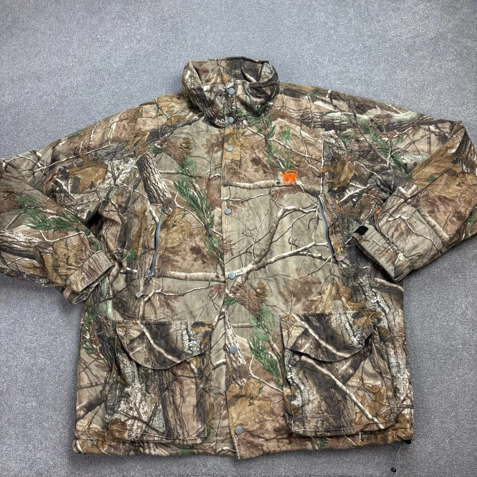 Куртка RealTree для взрослых XXL 2XL коричневая рабочая одежда камуфляжная охотничья утепленная пальто мужская - Изображение 1 из 4