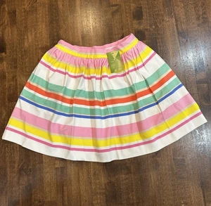 Kate Spade New York Girls Sz 10 Coreen Skirt Pull On Stretch Rainbow Cape Stripe - Picture 1 of 6