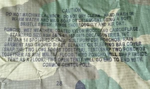 US Army Genuine Issue Poncho - Never Used! Very RARE! - Picture 1 of 6