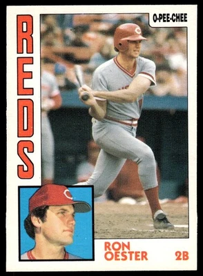 1984 O-Pee-Chee VTG OPC Baseball Ron Oester Cincinnati Reds #99 - Image 1 of 2