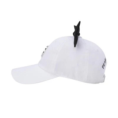PEARLY GATES GOLF Womens Smile Metal Symbol Ribbon Detachable Ball Cap Hat  - Image 1 of 4