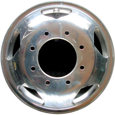 Llanta Chevrolet GMC Sierra 3500 HD Silverado 17 OEM delantera pulida OE 5519 Foto 1 de 4