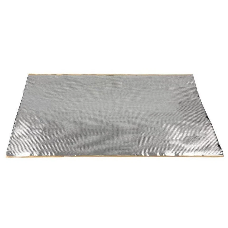 5x Plaques isolation phonique aluminium 460x800x 1.8mm Butyle plus aluminium - Photo 1/1