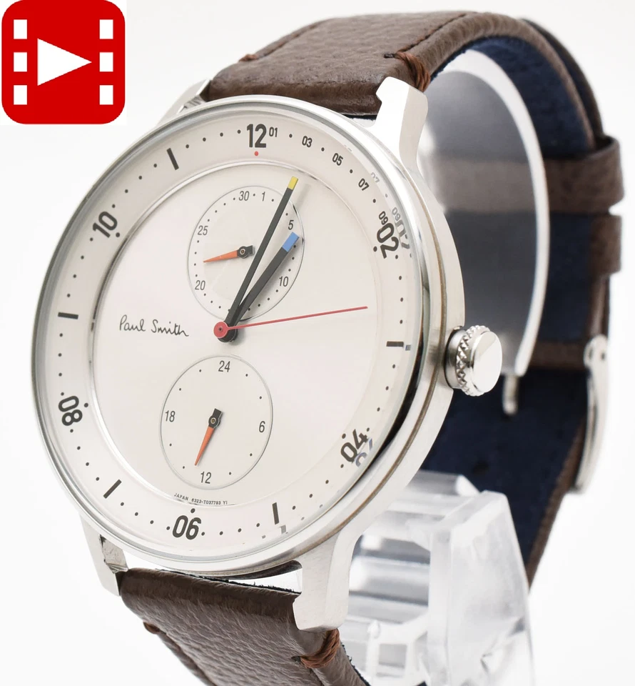 🎦Vintage! [MINT] Paul Smith Church Street 6323-T024041 Date Quartz Unisex JAPAN - Image 1 of 4