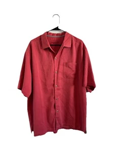 Tommy Bahama Herren Poloshirt rot Seide Größe XL - Bild 1 von 10