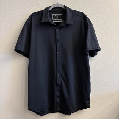 BYLT Shirt Mens XL Executive Fit Navy Stretch Performance Premium Basics - Image 1 of 4