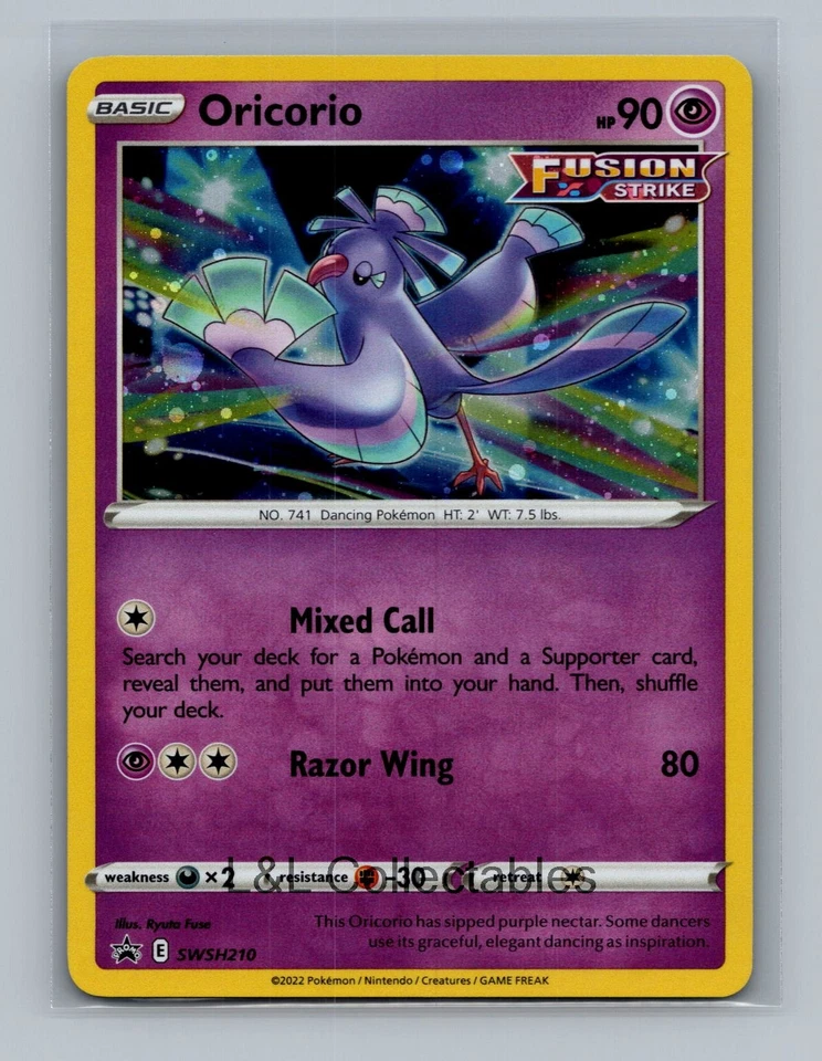 Oricorio SWSH210 - Promo - SWSH: Sword & Shield Promo Cards - Image 1 of 2