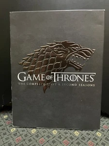 Game of Thrones Complete First Second Seasons Blu Ray Box Sets - Picture 1 of 4