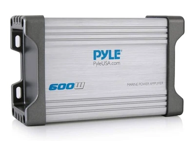Pyle 2-Channel Marine Amplifier Receiver 600W Amp PLMRMP2A Waterproof Hydra Ser. - Image 1 of 4