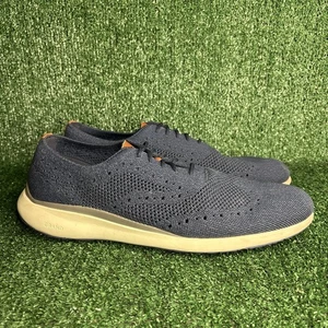 Cole Haan Herren Größe 13 Marineblau Budapester Leger Elegant Schuhe C33768 - Bild 1 von 14