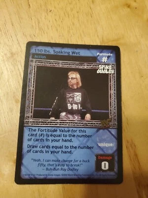 WWE WWF Raw Deal CCG - 150 Lbs Soaking Wet - Spike Dudley - Rare - Image 1 of 3