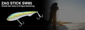 NORIES ZAG STICK SW85 JDM Saltwater Lures - Large Variety of Colours - Picture 1 of 9