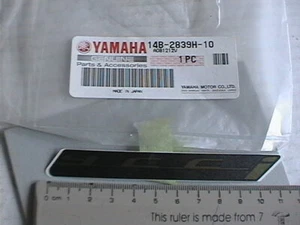 Original Yamaha Front Cowl Panel Emblem 1 14B-2839H-10 YZF R1 2009 YZFR1 YZF-R1 - Bild 1 von 2