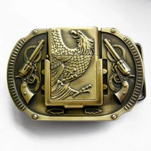 Eagle buckle, eagle, with petrol lighter, belt buckle - Picture 1 of 1