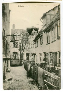 AK Lübeck,Hundestraße um 1910 - Bild 1 von 2