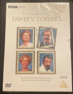 The Complete Fawlty Towers DVD 3-disc Box Set BBC Season 1 + 2 Brand New - Picture 1 of 4