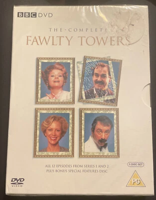 The Complete Fawlty Towers DVD 3-disc Box Set BBC Season 1 + 2 Brand New - Image 1 of 4