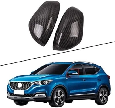 For MG ZS ZST 2024 Car Accessories Carbon Fiber Door Side Mirror Cover Trim RHD - Image 1 of 4