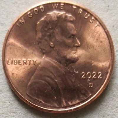 USA 2022 D 1 Cent coin - Image 1 of 2
