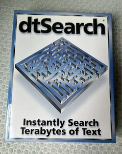 NEW dtSearch Desktop With Spider 7.71 Software License Brand Shrink Wrapped NIB - Picture 1 of 7